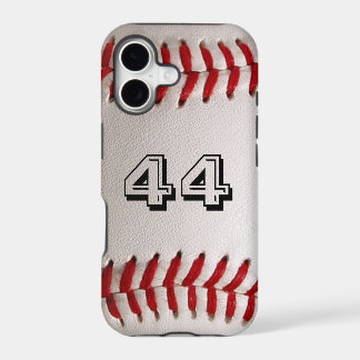 Custom Baseball Number Art – High-Def Sports Photo iPhone 17 Case