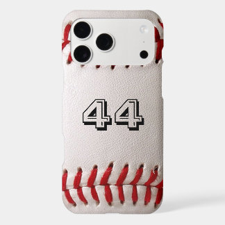 Custom Baseball Number Art – High-Def Sports Photo iPhone 17 Pro Max Case