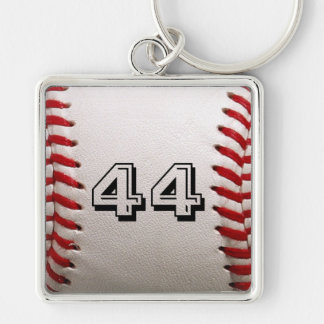 Custom Baseball Number Art – High-Def Sports Photo Keychain