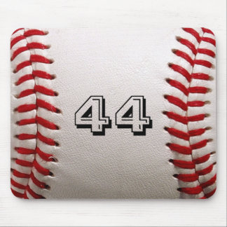 Custom Baseball Number Art – High-Def Sports Photo Mouse Pad