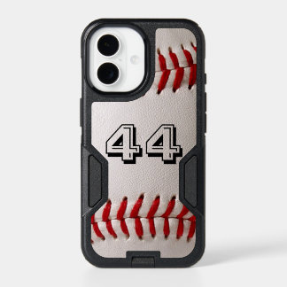 Custom Baseball Number Art – High-Def Sports Photo iPhone 17 Case