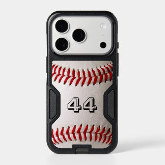 Custom Baseball Number Art – High-Def Sports Photo iPhone 17 Pro Case