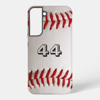 Custom Baseball Number Art – High-Def Sports Photo Samsung Galaxy S22+ Case