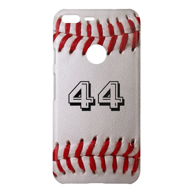 Custom Baseball Number Art – High-Def Sports Photo Uncommon Google Pixel XL Case (Back)