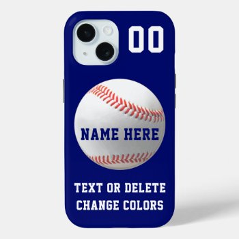 Custom Baseball Phone Cases  New To Older Phones  Iphone 15 Case by LittleLindaPinda at Zazzle