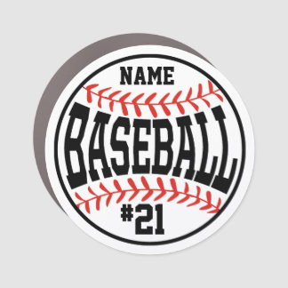 Custom Baseball Player Car Baseball Team Magnet