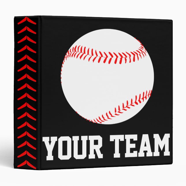 Custom Baseball Player, Coach or Team Binder (Front/Spine)
