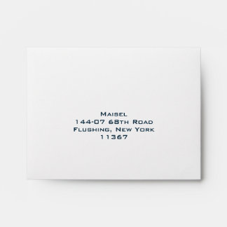 Custom Baseball RSVP Envelope