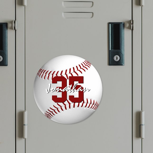 custom baseball softball school locker or car magnet (Creator Uploaded)