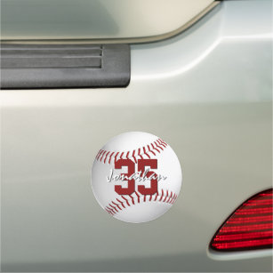 custom baseball softball school locker or car magnet