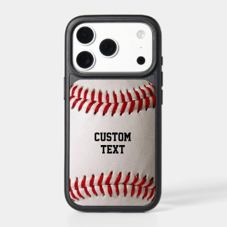 Custom Baseball Stitches & Leather Sports Graphic iPhone 17 Pro Case