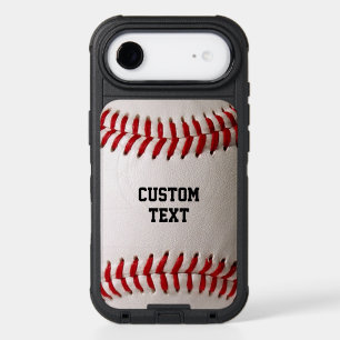 Custom Baseball Stitches & Leather Sports Graphic iPhone 17 Air Case