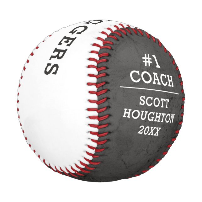 Custom Baseball Team Coach Thank You Gift (Angled)