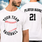 Custom Baseball Team Name, Player Name and Number
