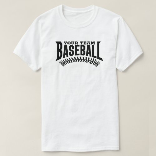 Custom Baseball Team Name T_Shirt