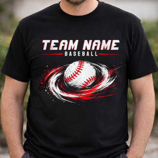Custom Baseball Team Shirt with Personalized Team