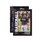 Custom Baseball Trading Card, Gold Baseball Player