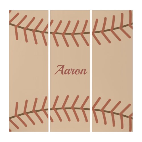 Custom Baseball Wall Art