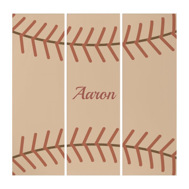Custom Baseball Wall Art (Front)