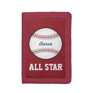 Custom Baseball Wallet Gift