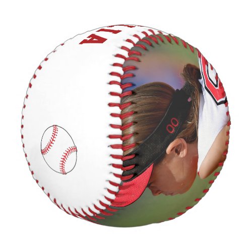 Custom Baseball with Name Number Photo Kids - Custom Baseball Ball with Name, Player Number and Photo for Kids. Personalize it with your photo and team name, your name, player number and the year. Great keepsake to remember the favorite sport. This custom and personalized baseball is perfect gift for baseball players, teammates, coaches.
