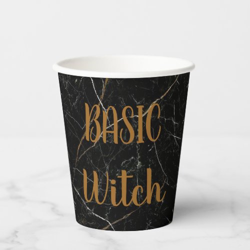 Custom BASIC WITCH Cat Funny Cool Aesthetic Cute Paper Cups