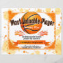 Custom Basketball Award MVP Personalized Team Camp