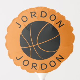 Custom Basketball Balloon with Name & Custom Color