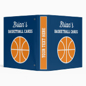 Custom basketball card collection binder book | Zazzle