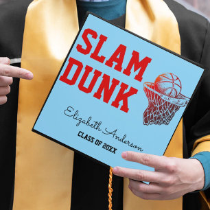 Custom Basketball Graduation Cap Topper