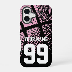 Custom basketball jersey number budget friendly iPhone 16 case