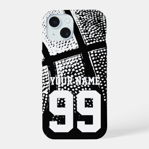 Custom basketball jersey number budget price iPhone 15 case