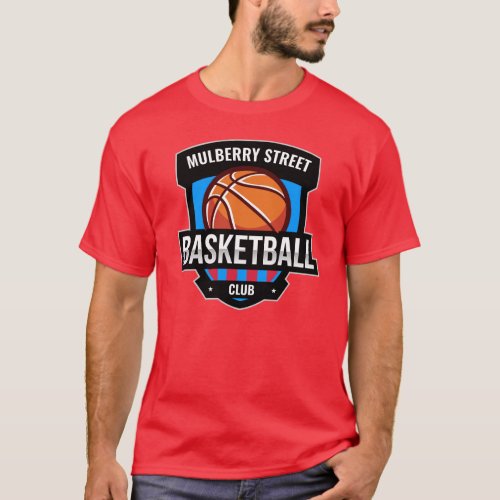 Custom Basketball Logo T_Shirt