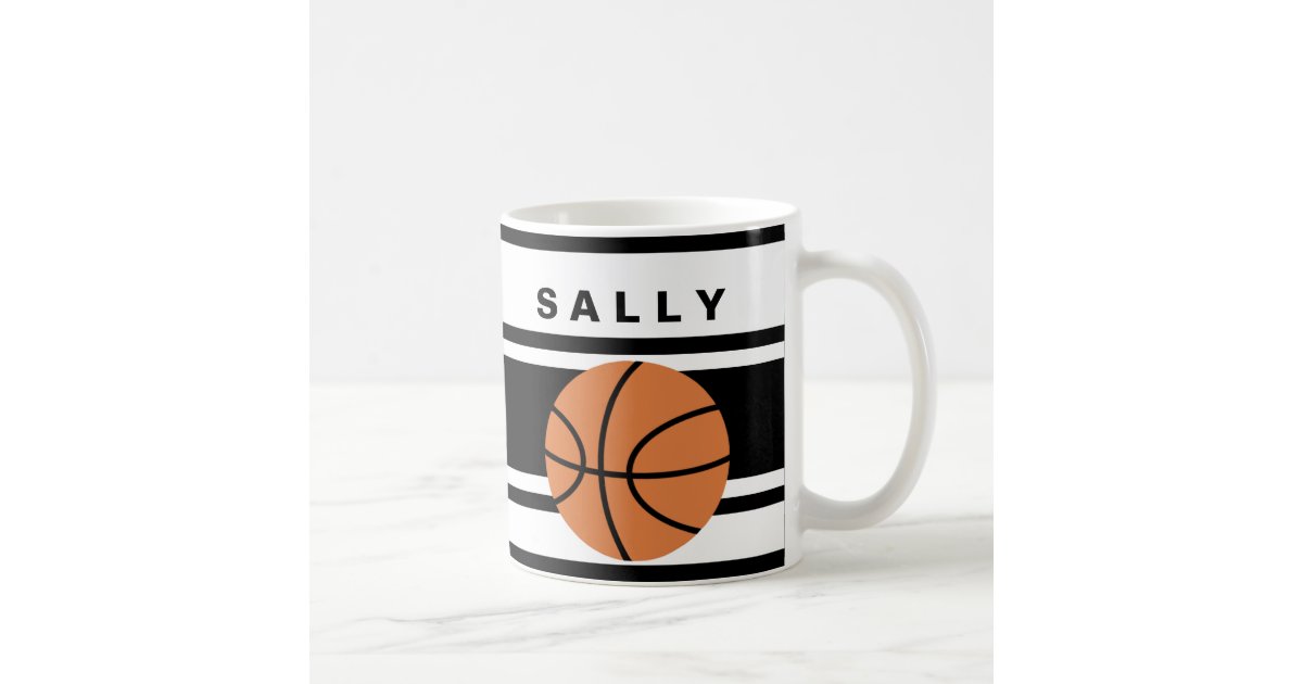 Custom Basketball Coffee Mug (Personalized)