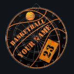 Custom Basketball Personalized Dart Board<br><div class="desc">For the fan of all things basketball. Enjoy!</div>