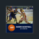 Custom Basketball Photos Player Team Name Year Pinback Button<br><div class="desc">Show your team pride with this awesome basketball photo design - just upload your photo(s) and add your custom text to create a one-of-a-kind gift. Perfect for end of season team or coach's gift. Change the background or text color to match your team color - just click customize. Check out...</div>