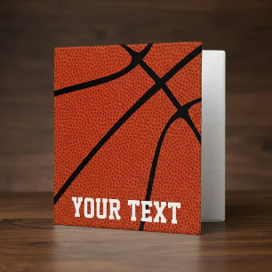 Custom Basketball Playbook Three Ring Binder