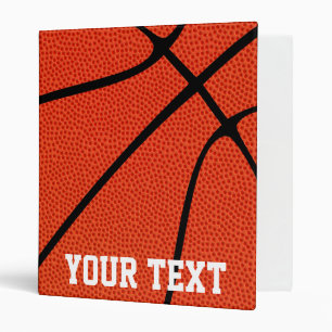 Custom Basketball Playbook Three Ring Binder