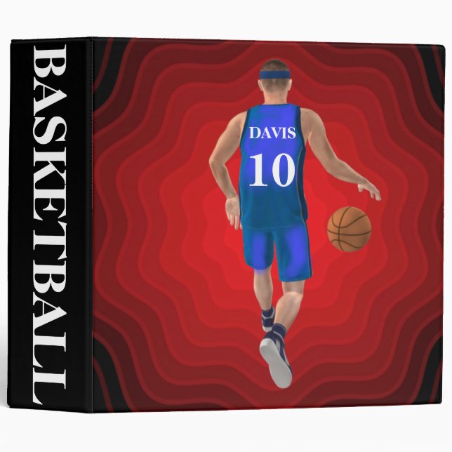 Custom Basketball Player Binder (Front/Spine)