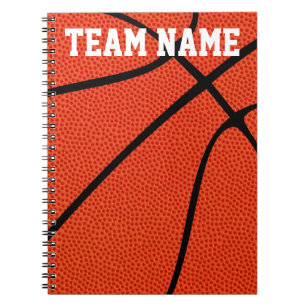 Custom Basketball Player, Coach or Team Notebooks