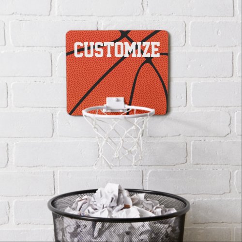 Custom Basketball Player Name Basketball Hoop