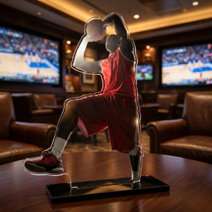 Custom Basketball Player Photo Statuette