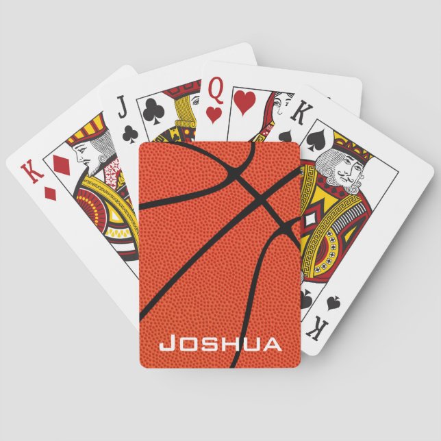 Custom Basketball Skin Playing Cards (Back)
