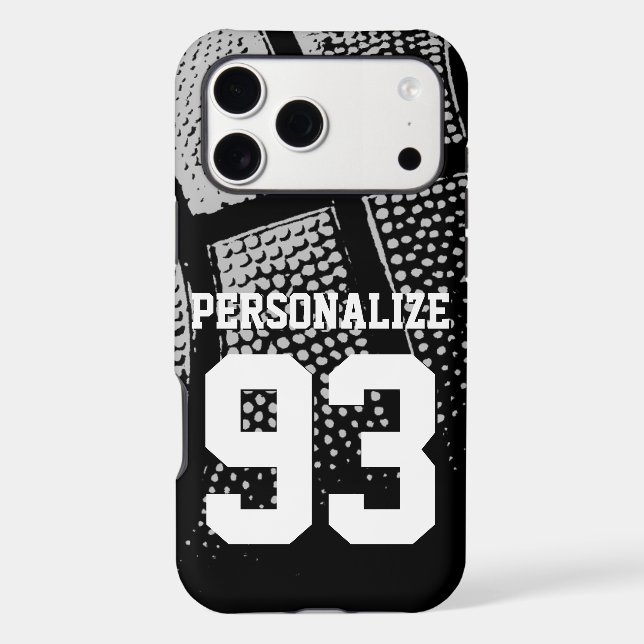 Custom basketball sports jersey number Case-Mate iPhone case (Back)