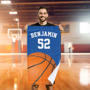 custom Basketball sports towel, coach bath towel