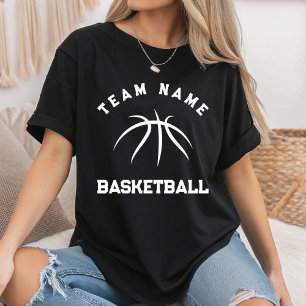 Custom Basketball Team Name Basketball Mom Player T-Shirt