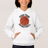 Men's Basketball Custom Team Player Jersey Number Hoodie