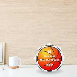 Custom Basketball Team Player MVP Acrylic Award