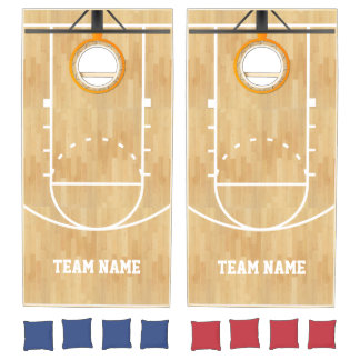 Custom Basketball Themed Cornhole Set