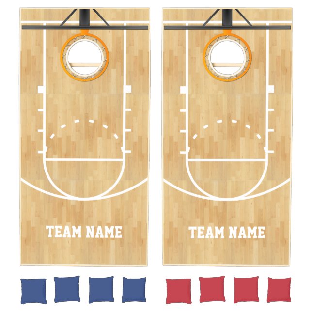 Custom Basketball Themed Cornhole Set (Set)